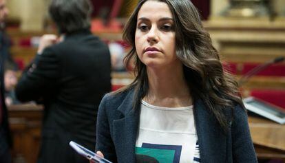 Inés Arrimadas, aquesta setmana al Parlament.