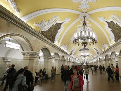 Estaci&oacute;n del metro de Mosc&uacute;