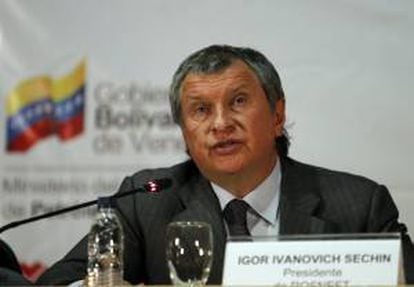 El presidente de la rusa Rosneft, Igor Ivanovich Sechin. EFE/Archivo