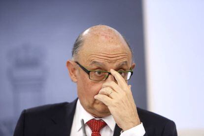 El ministro de Hacienda, Cristobal Montoro