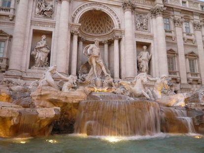 La Fontana de Trevi.