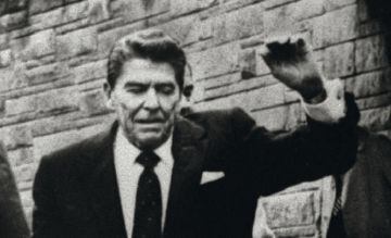 Ronald Reagan tras el atentado que sufrió en 1981.
