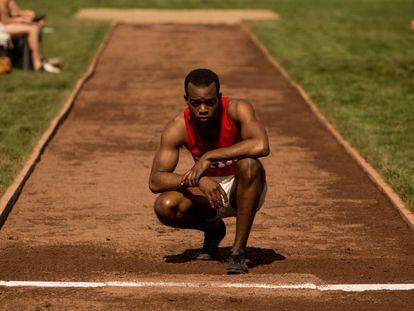 Stephen James, como Jesse Owens, en &#039;Race&#039;. 