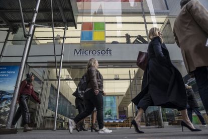 Una tienda de Microsoft en Nueva York, el pasado 20 de enero.