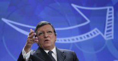 El presidente de la Comisi&oacute;n Europea (CE), Jos&eacute; Manuel Durao Barroso.