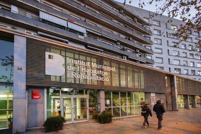 Edificios de protección oficial en el barrio de la Barceloneta. 