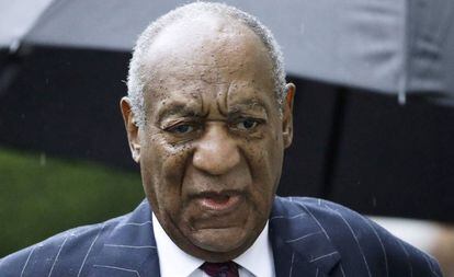 Bill Cosby, el pasado mes de septiembre, momentos antes de ser condenado.