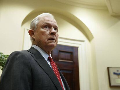 El fiscal general de Estados Unidos, Jeff Sessions.