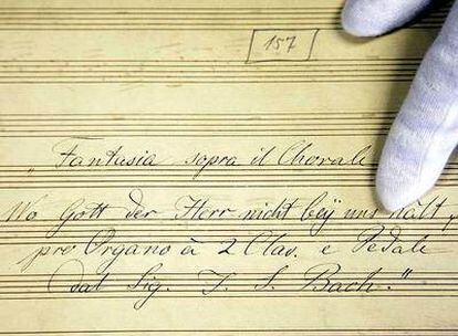 La composición para órgano descubierta por musicólogos de la Universidad de Halle.