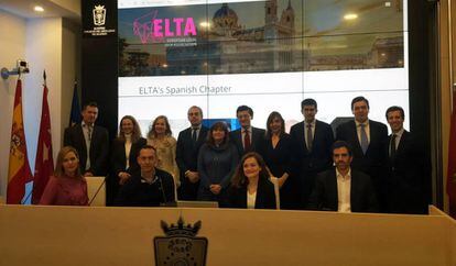 Algunos de los miembros de la Asociación Europea de Legal Tech (ELTA) en España. 