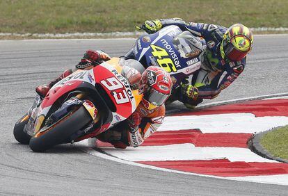 El duel entre Márquez i Rossi