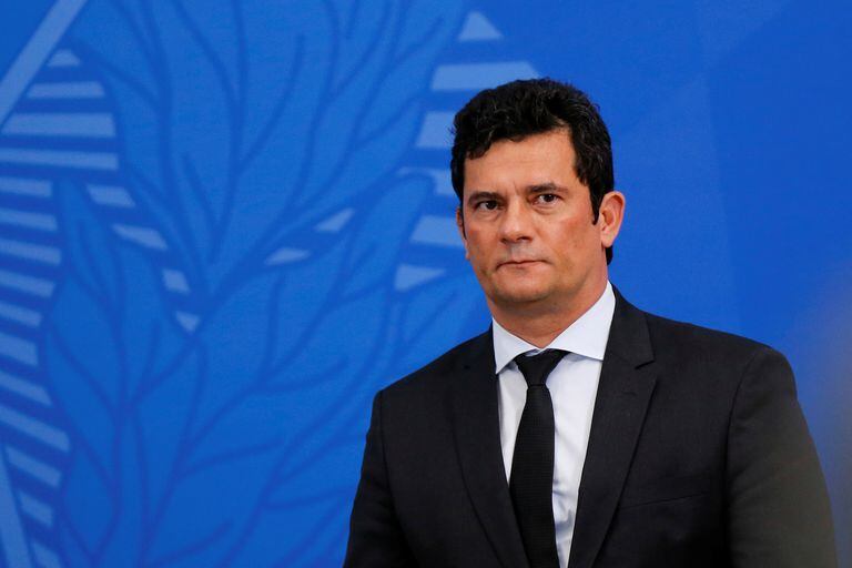 El ministro de Justicia de Brasil, Sergio Moro, en Brasilia.