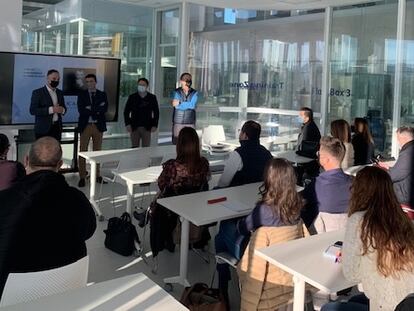 Celebración del programa ‘Flow Bootcamp’, organizado por el Instituto Tecnológico de Murcia de la UCAM.