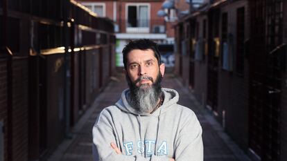 Pedro Cuenca, trabajador con discapacidad, en Madrid.