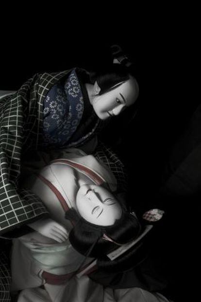 Tokubei y O-Hatsu, 'Los amantes suicidas de Sonezaki'.