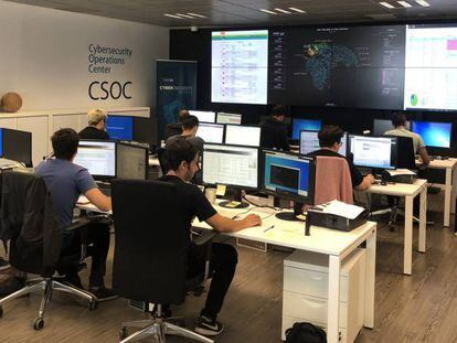 Nuevo centro de ciberseguriad de Ibermática en Barcelona.