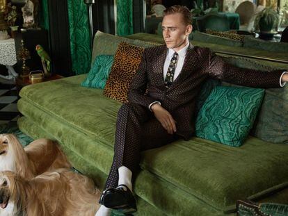 Tom Hiddleston, en una de las im&aacute;genes de la nueva campa&ntilde;a de Gucci.