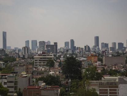 Imagen de la contaminación en la Ciudad de México.