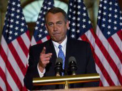 El presidente de la C&aacute;mara de Representantes de EE.UU., el republicano John Boehner.