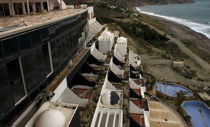 Hotel ubicado en el paraje de El Algarrobico. 