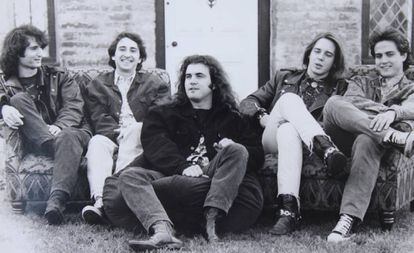 Los miembros de la banda mallorquina La Granja.
