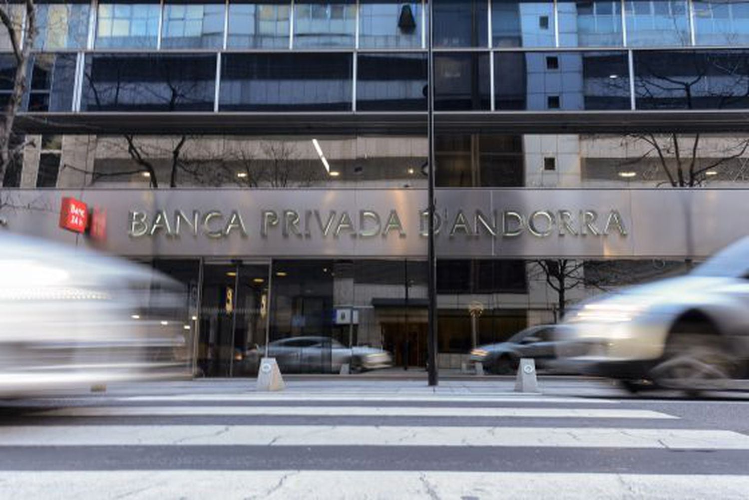 Una oficina de la Banca Privada d'Andorra.