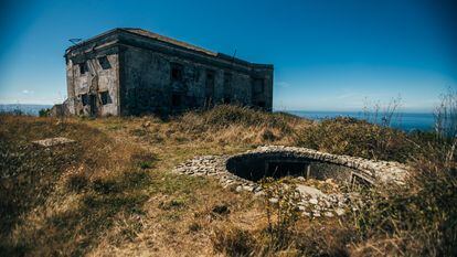 Vista del antiguo observatorio meteorológico de Monteventoso, en Ferrol (A Coruña).