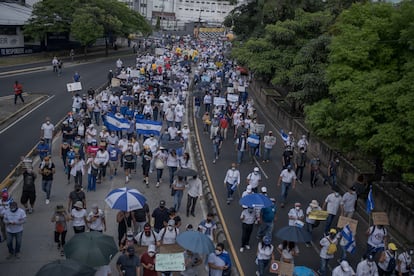 El Salvador manifestantes contra Nayib Bukele
