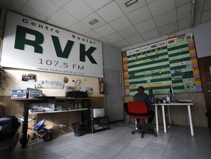 Estudio de Radio Vallekas.