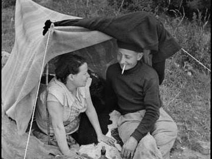 Fotograf&iacute;a de la serie sobre las vacaciones pagadas en Francia. 