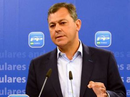 El secretario general del PP andaluz, José Luis Sanz.