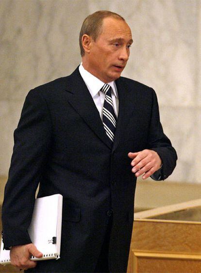 El presidente Putin, hoy en el Kremlin.