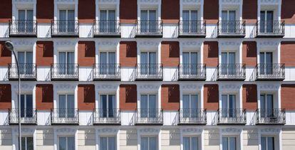 Edificio de viviendas, en Madrid. 