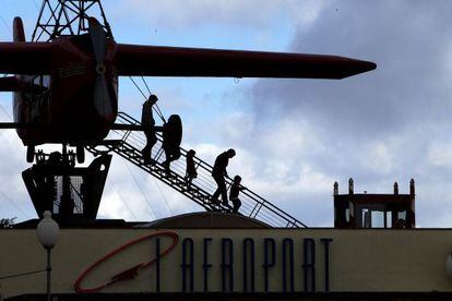 El parque de atracciones del Tibidabo.