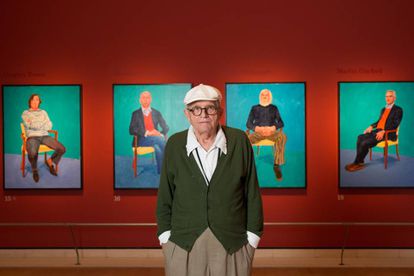 David Hockney, en la exposición.
