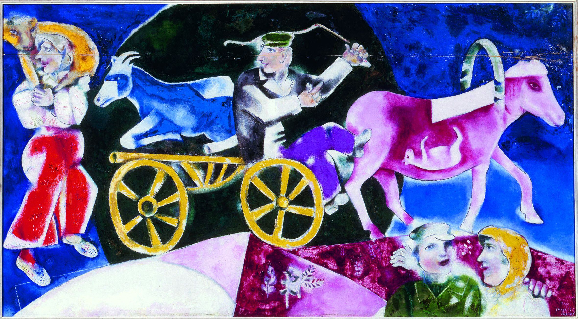 'El vendedor de ganado' (1922-1923), de Chagall.
