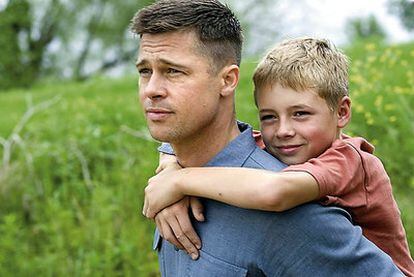 Brad Pitt, en un fotograma de "The tree of life", dirigida por Terrence Malick