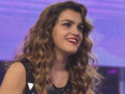 La cantante Amaia Romero durante el programa Operaci&oacute;n Triunfo.