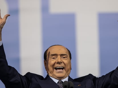 El líder de Forza Italia y exprimer ministro Silvio Berlusconi.