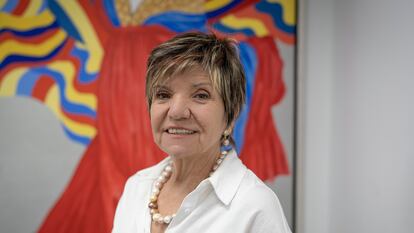 Gloria Cuartas, el 2 de octubre de 2023, en Bogotá.