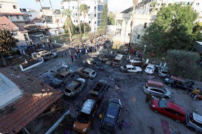 Al Ahli hospital in Gaza