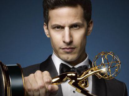 Andy Samberg, en su promoción para los premios Emmy.