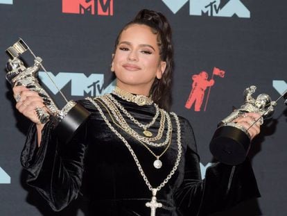 Rosalía, con los premios MTV al mejor vídeo latino y a la mejor coreografía.
