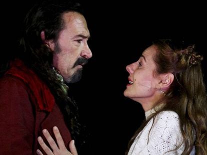 Ginés García Millán y Myriam Gallego como Don Juan y Doña Inés en la versión de la obra representada en Alcalá en 2015.