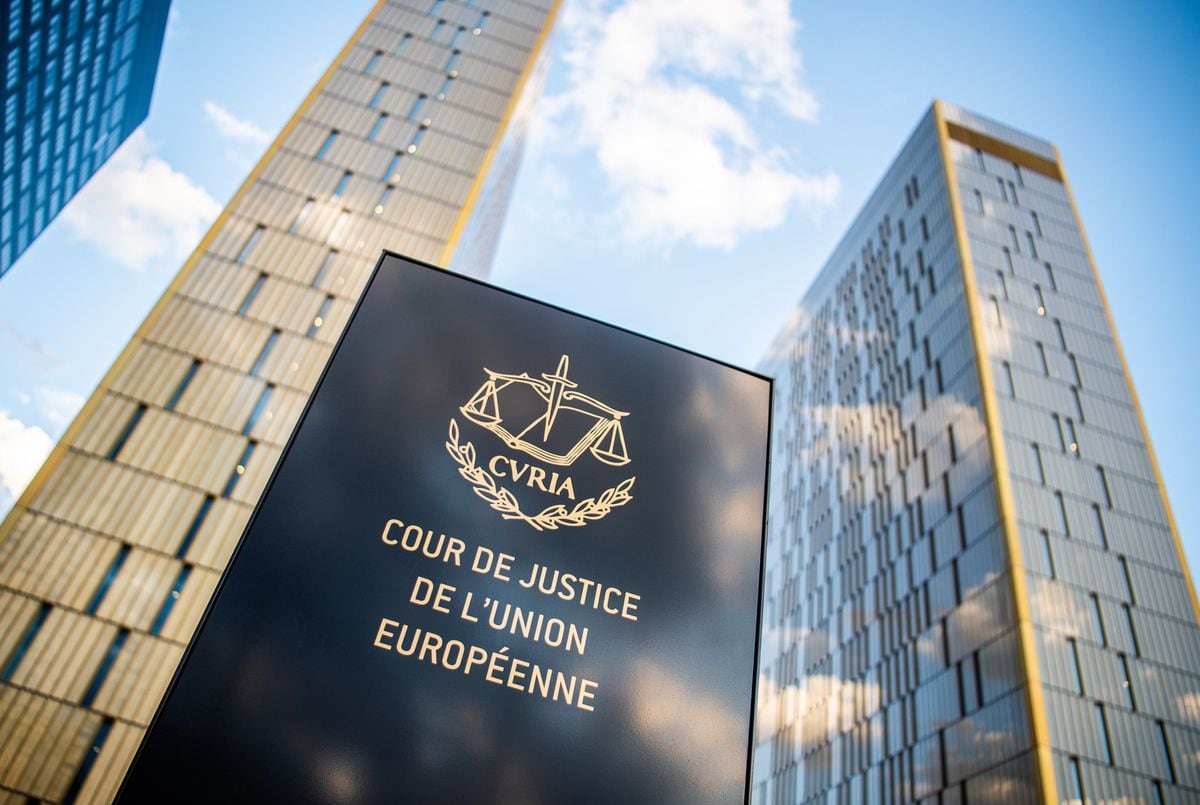 Vista de la entrada a la sede del Tribunal del Justicia de la UE, en Luxemburgo.