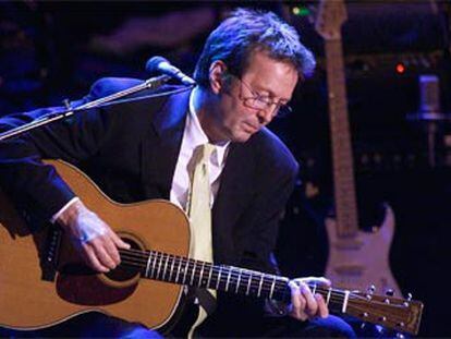 Eric Clapton, durante una actuación en Nueva York.