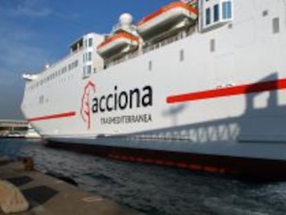 Ferry de Acciona Trasmediterr&aacute;nea.