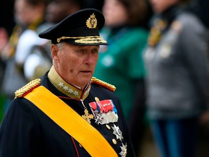 El rey Harald V de Noruega, en una imagen de mayo de 2020 tomada en Luxemburgo.