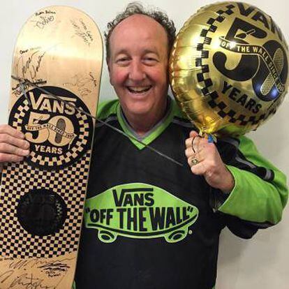 Steve Van Doren, hijo del fundador de la mítica marca de calzado Vans.