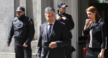 Jose Antonio Viera sale de declarar en el Supremo.